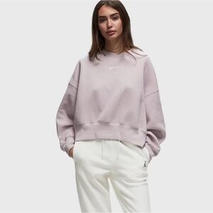 Nike Purple Oversized Boxy Sweatshirt